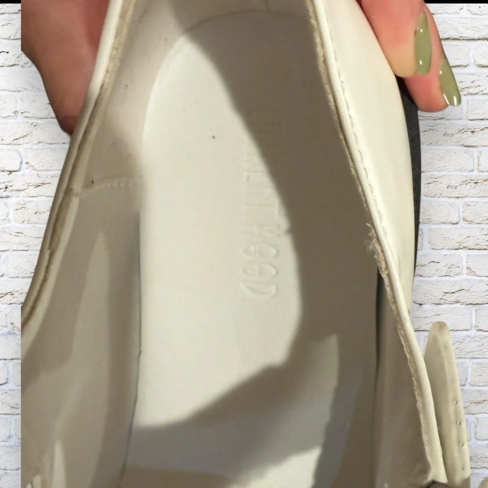 New Current Mood White and Black Mary Jane Platforms by Dolls Kill Size 10